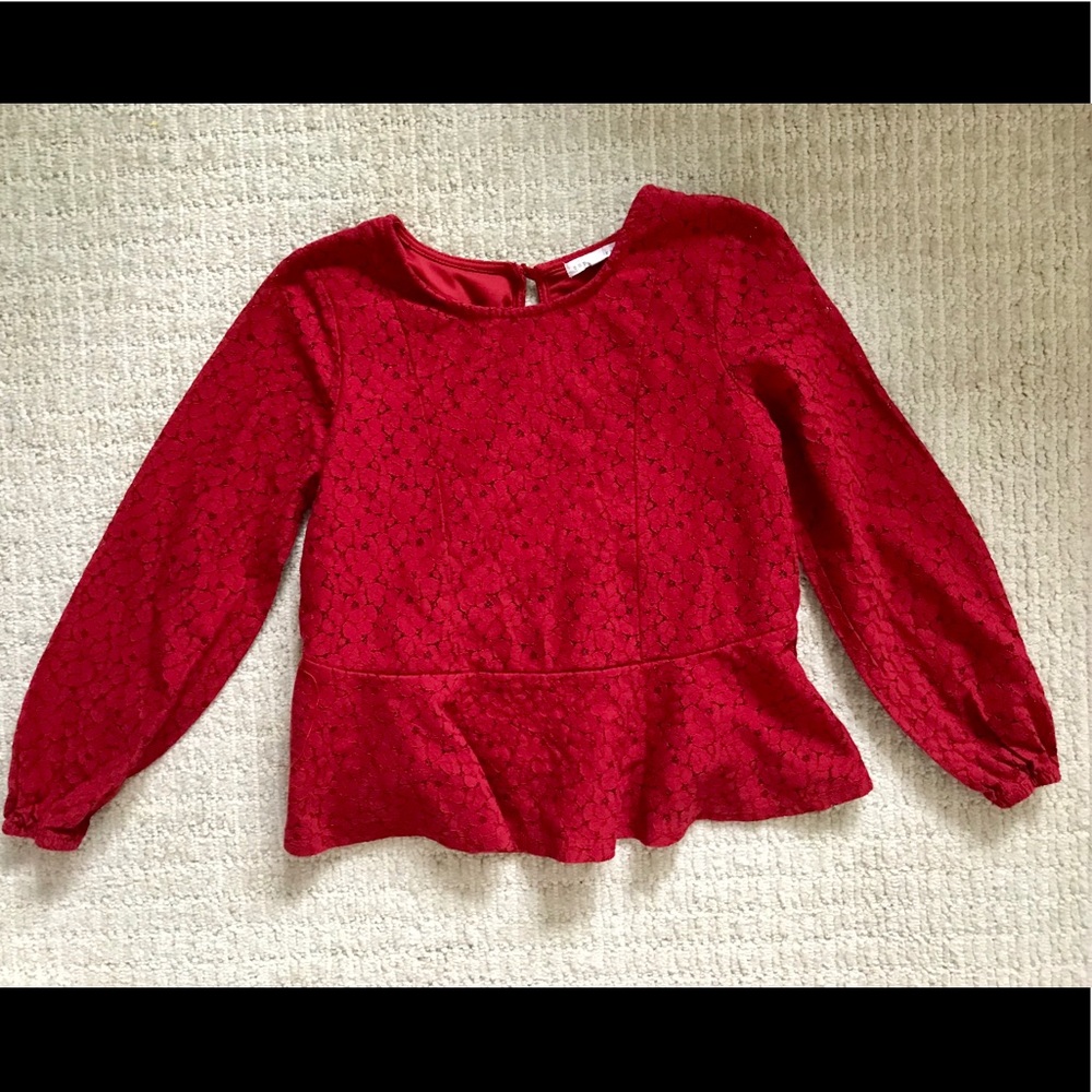 < Girls Copper Key Blouse >